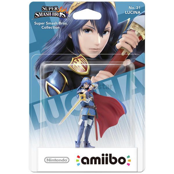amiibo - Lucina - Super Smash Bros. Series (Black Base), European Backing [Retail Pack]
