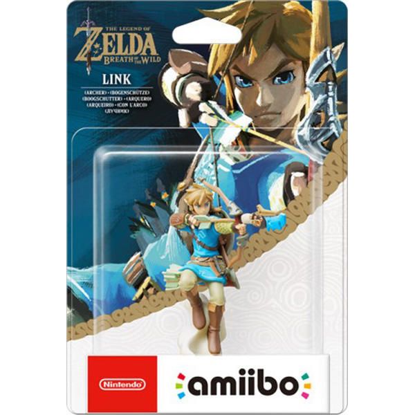 amiibo - Adult Link (BotW Archer Ver.) - The Legend of Zelda Series (Olive Base), European Backing [Retail Pack]
