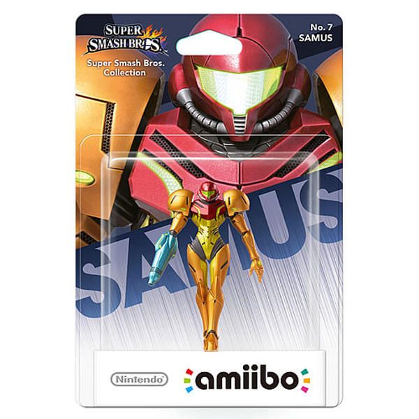 amiibo - Varia Suit Samus Aran - Super Smash Bros. Series (Black Base), European Backing [Retail Pack]