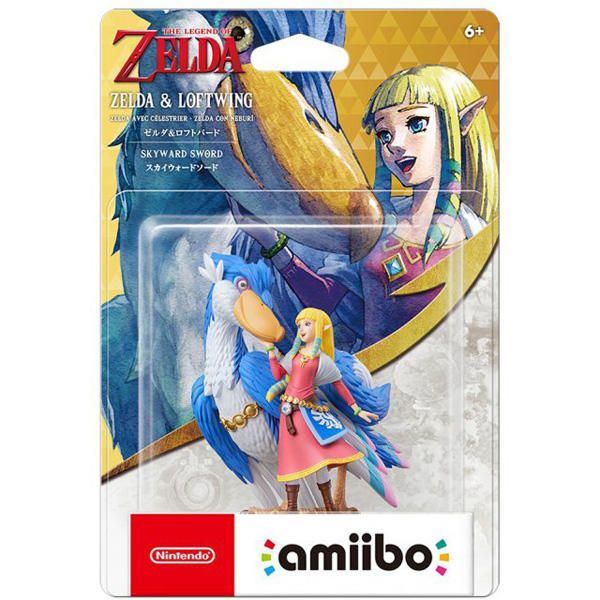 amiibo - Zelda & Loftwing (Single Amiibo) - The Legend of Zelda Series (Olive Base), European Backing [Retail Pack]