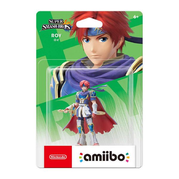 amiibo - Roy - Super Smash Bros. Series (Black Base), Japanese Backing [Retail Pack]