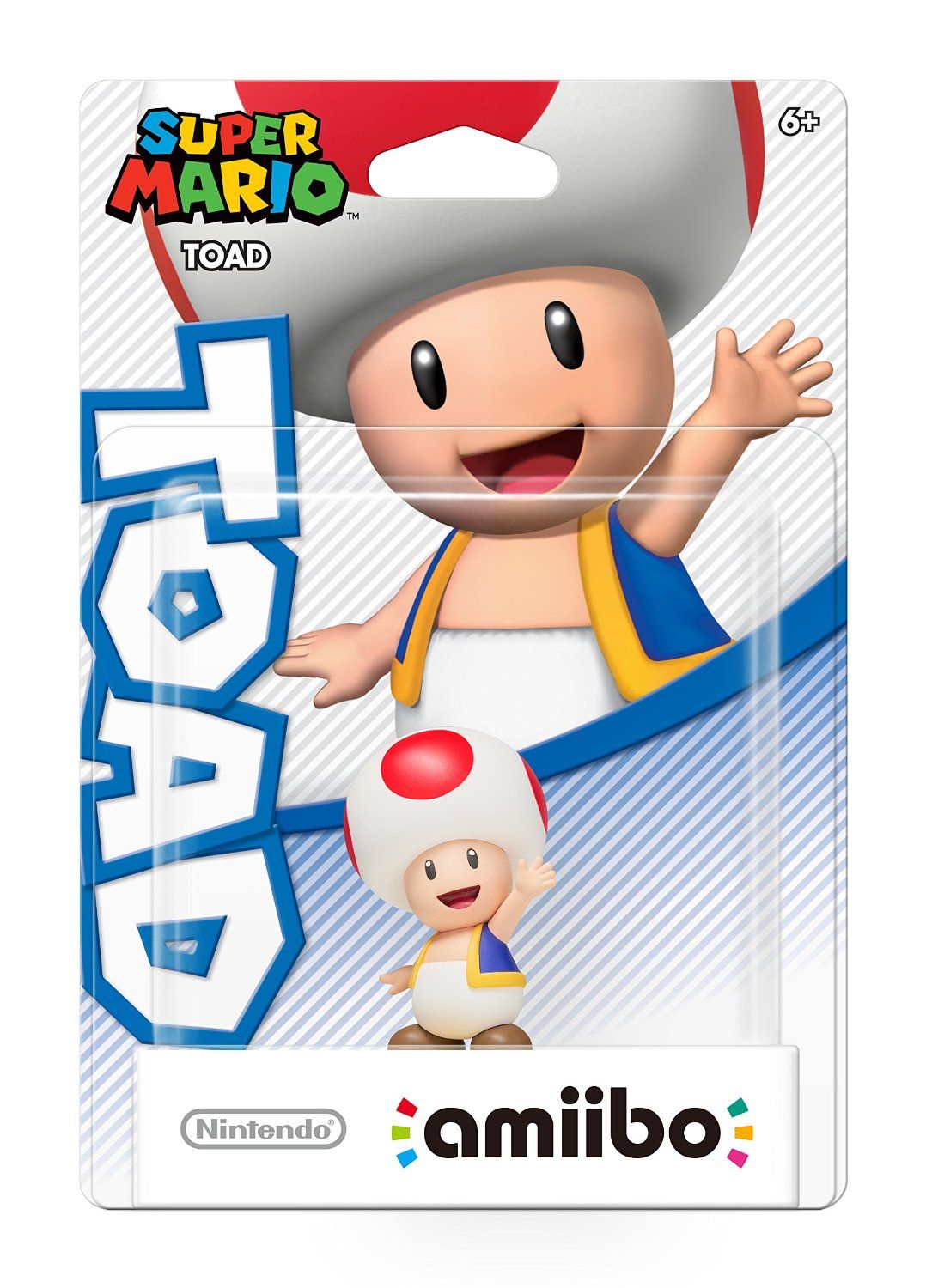 amiibo - Toad - Super Mario Series (Red Base), North American Backing [Retail Pack]