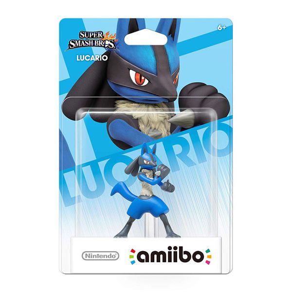 amiibo - Lucario - Super Smash Bros. Series (Black Base), European Backing [Retail Pack]