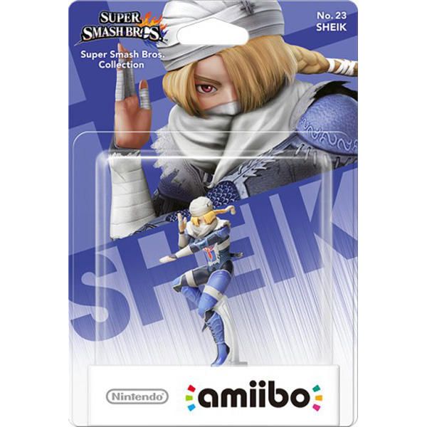 amiibo - Sheik - Super Smash Bros. Series (Black Base), European Backing [Retail Pack] (used)