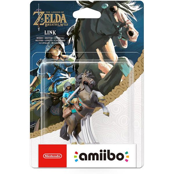 amiibo - Link (BotW Rider Ver.) - The Legend of Zelda Series (Olive Base), European Backing [Retail Pack]