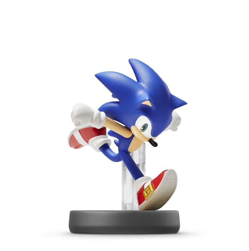 amiibo - Sonic the Hedgehog - Super Smash Bros. Series (Black Base), North American Backing [Retail Pack]