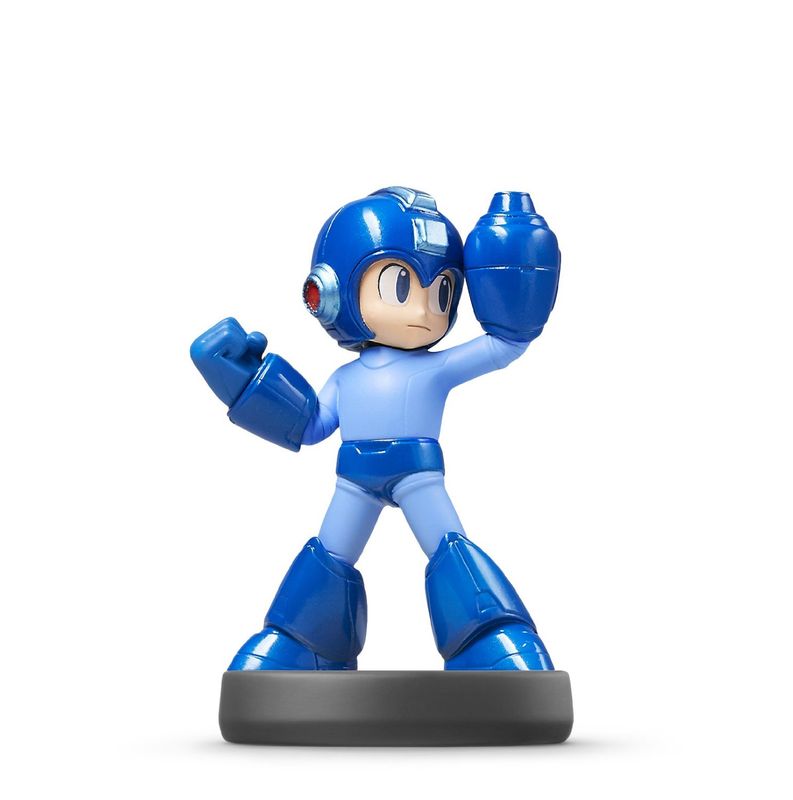amiibo - Mega Man (SSB Ver.) - Super Smash Bros. Series (Black Base), North American Backing Card [Retail Pack]