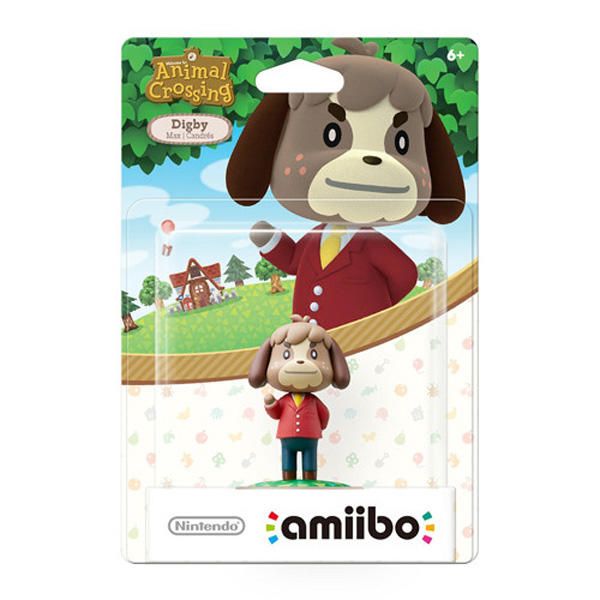 amiibo - Digby - Animal Crossing Series (Brown Base), North American Backing [Retail Pack]