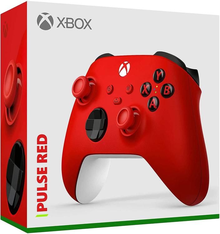 Controller for Xbox Series S|X & One - Official Wireless Controller Model 1914 - Pulse Red (Microsoft) [Retail Pack]