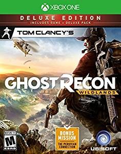 Tom Clancy's Ghost Recon: Wildlands - Deluxe Edition Cover [Green Banner / Complete, Digital Manual] (used)