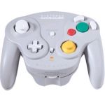 Controller for GameCube - Official Wavebird Wireless Controller DOL-004 &amp; Official Dongle DOL-005 - "Standard Controller" Gray (Grey) (Nintendo) [Accessory Set Only] (used)