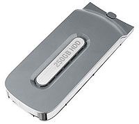 Hard Drive for Xbox 360 - Official 250GB Fat HDD w/ Xbox Backwards Compatibility Partition - Black (Elite)/Chrome (Microsoft / OLD ITEM ID) (used)