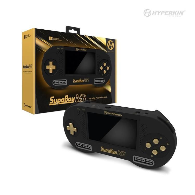 SupaBoy Portable Console - Black Gold Edition (Widescreen Model)
