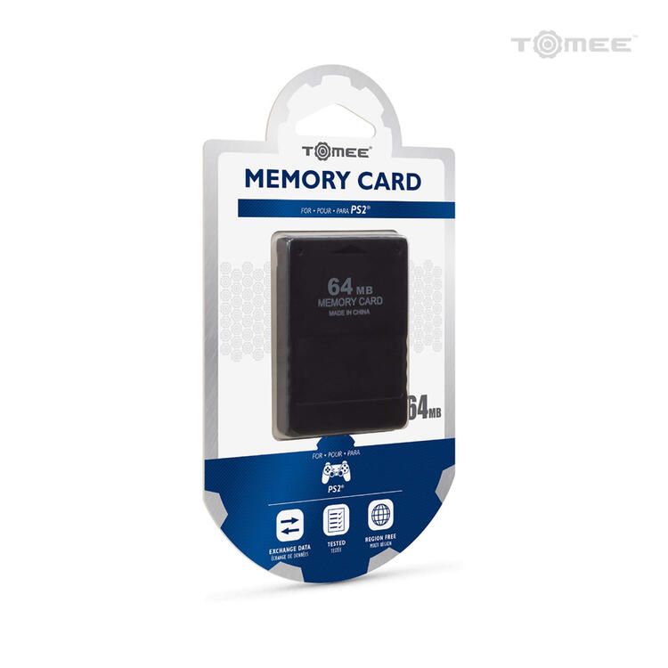 Memory Card for PlayStation 2 - 64MB - Black (Tomee)
