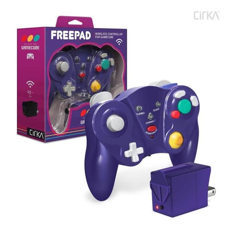 Freepad Wireless Controller for GameCube in Indigo by Hyperkin-CirKA
