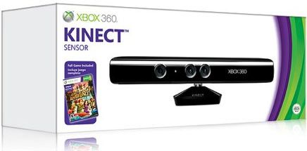 KINECT WITH KINECT ADVENTURES (used)