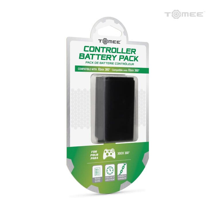 Rechargeable Battery for Xbox 360 - 3900mAh - Black (Tomee)