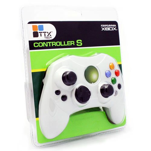 Innex TTXTech Third Party "Controller S"-Like Controller for Xbox in White [Bulk Pkg. / Accessory Only] (used)