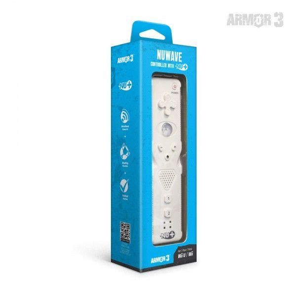 Hyperkin-Armor3 NuWave Nu+ Motion-Plus Compat. Controller & Wrist Strap for Wii & Wii U in Black [Mixed Pkg. / Complete]