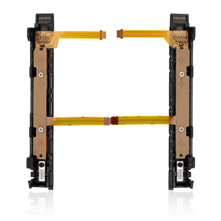 Nintendo Switch NS Joy-con Controller Rail Assembly with Flex Cable Complete Right & Left buttons