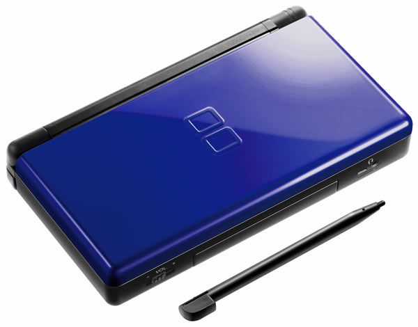 Nintendo DS - DS Lite (USG-001) - Cobalt &amp; Black Two Tone (used)