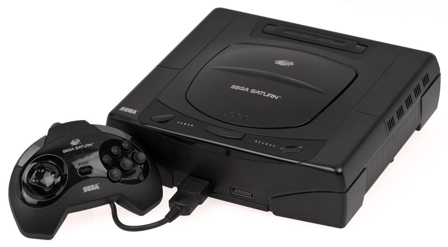SEGA Saturn - Model 2 MK-8000A HST-3220 - Black (used)