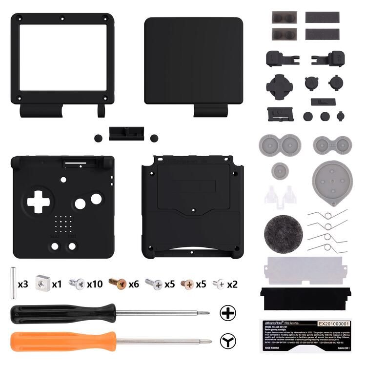 AGS Premium Shell - Soft Touch Black ASPP3005 (eXtremeRate)
