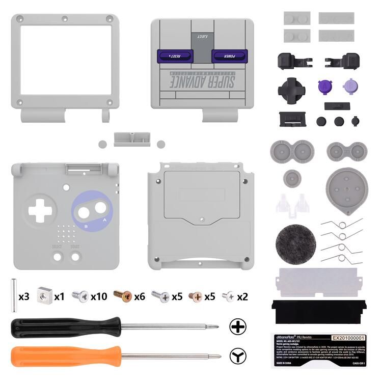 AGS Premium Shell - Classics SNES (Lavender) ASPY001 (eXtremeRate)