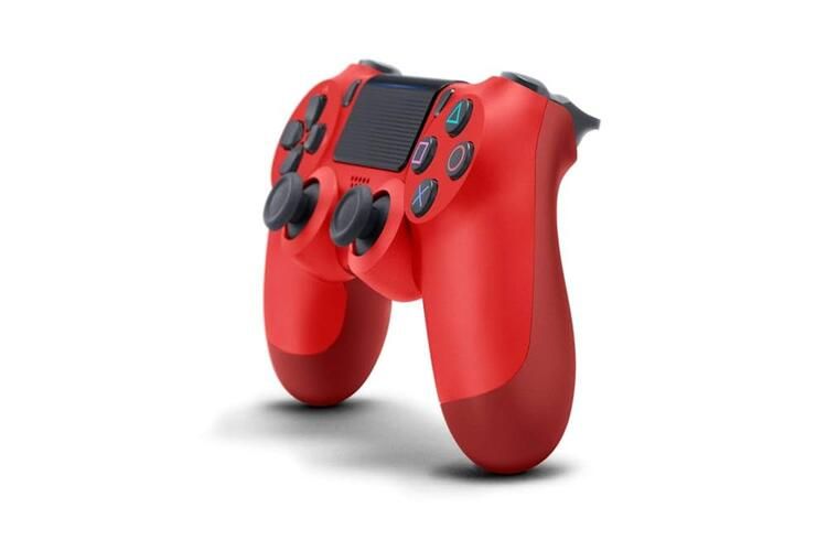 Controller for PlayStation 4 - DoubleShock 4 (No Sixaxis) - Magma Red (New Version) Red on Red (Generic)