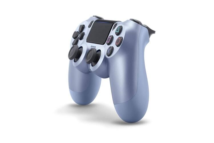 Controller for PlayStation 4 - DoubleShock 4 (No Sixaxis) - Metallic Titanium Blue (Generic)