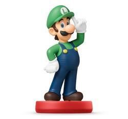 amiibo - Luigi (SSB Ver.) - Super Smash Bros. Series (Black Base), North American Backing [Retail Pack] (used)