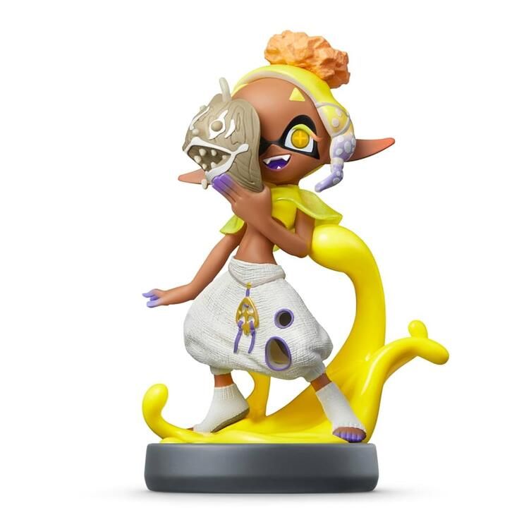 amiibo - Frye - Splatoon Series (Gray Base), North American Backing [Retail Pack] (used)
