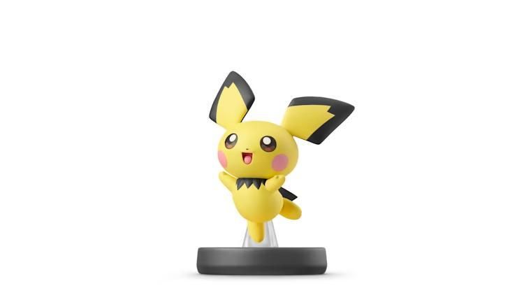 amiibo - Pichu - Super Smash Bros. Series (Black Base), European Backing [Retail Pack]