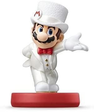 amiibo - Mario (Wedding Outfit Ver.) – Super Mario Odyssey (Red Base), North American Backing [Retail Pack]