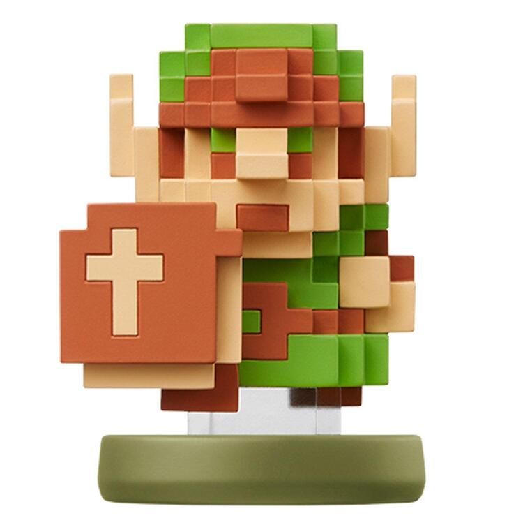 amiibo - Adult Link (TloZ 8-Bit Ver.) - The Legend of Zelda Series (Olive Base), Japanese Backing [Retail Pack]
