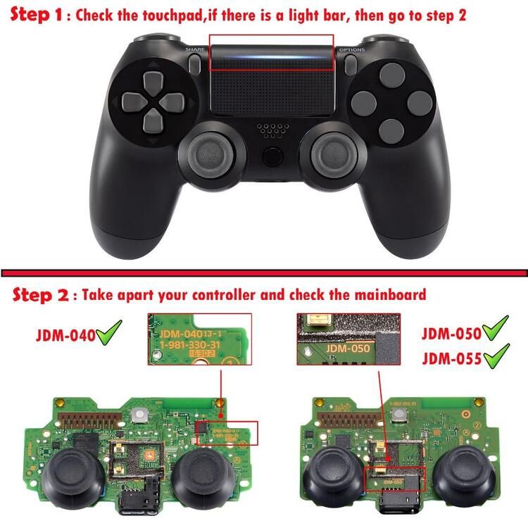 DualShock 4 Button Flex PCB Assembly - ZCT2 - Tactile Click Micro Switch, All Buttons P4MD003 (eXtremeRate)