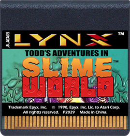 Todd's Adventures in Slime World (1990) (used)