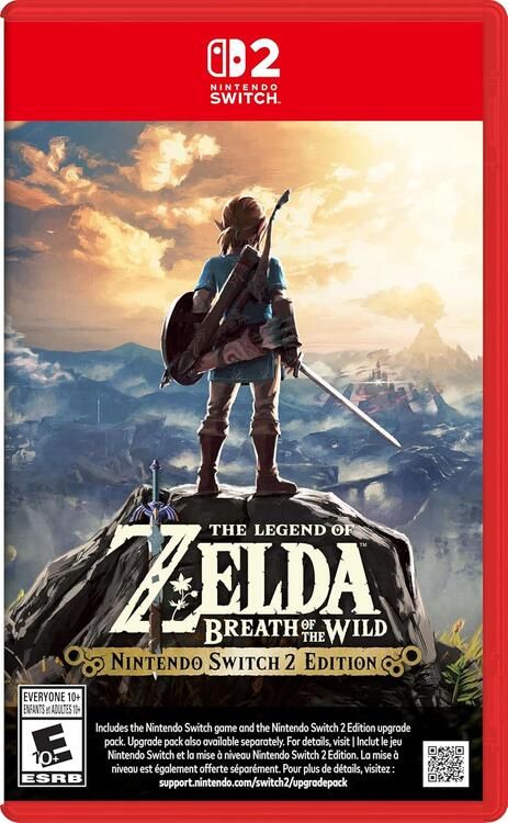 Legend of Zelda, The – Breath of the Wild (BotW): Nintendo Switch 2 Edition (Upgrade Pack on Cart.) [Authentic / Complete, Digital Manual] (used)