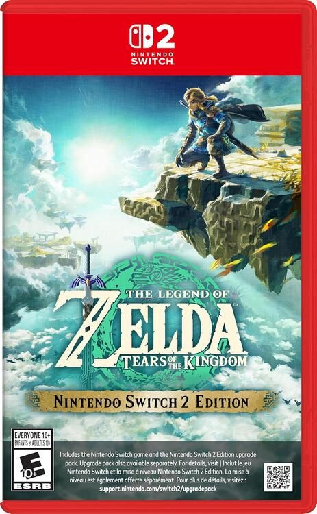 Legend of Zelda, The – Tears of the Kingdom (TotK): Nintendo Switch 2 Edition (Upgrade Pack on Cart.) [Authentic / Complete, Digital Manual]