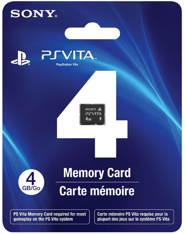 PlayStation Vita Proprietary Memory Card - 4GB (Sony / Retail Pack)