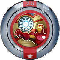 Disney Infinity 2.0 - Stark Arc Reactor Power Disc (used)
