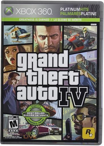 Grand Theft Auto IV (4) (w/ Map) [Platinum Hits] (used)