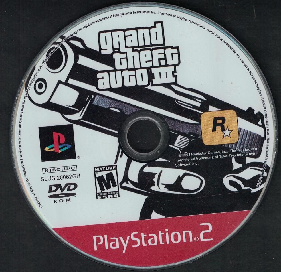 grand theft auto III (3) [Greatest Hits / Disc Only] (used)