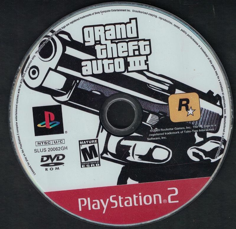grand theft auto III (3) [Greatest Hits / Disc Only] (used)