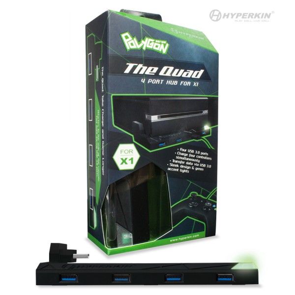 THE QUAD 4 PORT USB 3.0 HUB