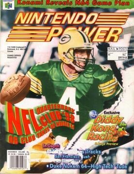 Nintendo Power by NoA – Vol. 102 for Nov. '97 - NFL Quarterback Club '98 (used)