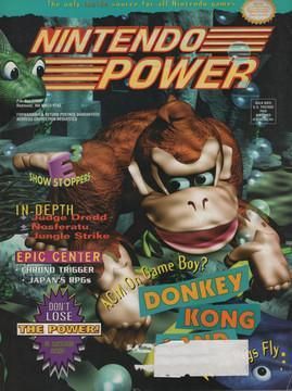 Nintendo Power by NoA – Vol. 074 for Jul. '95 - Donkey Kong Land (used)