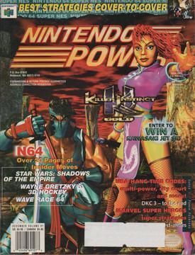 Nintendo Power by NoA – Vol. 091 for Dec. '96 - Killer Instinct Gold