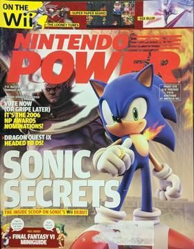 Nintendo Power by NoA – Vol. 213 for Mar. '07 - Sonic and the Secret Rings: Sonic Secrets