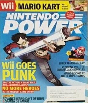 Nintendo Power Vol. 223 Holiday 2007 - No More Heroes: Wii Goes Punk [Subscriber Cover]